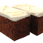 Salted Caramel Brownie Fudge Cake Slices