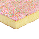 Vanilla Pink Iced Cake Slab